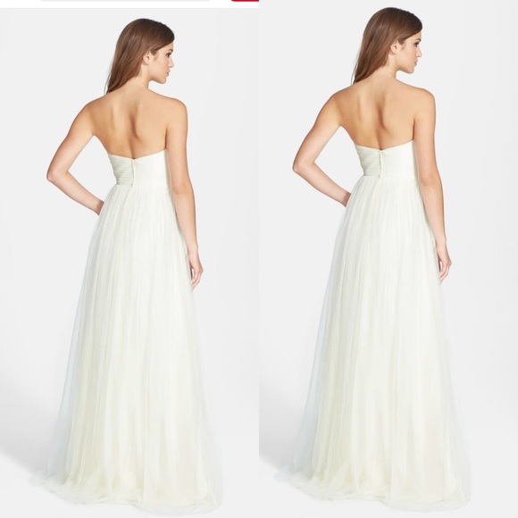 Jenny Yoo Annabelle Dress Ivory Size 10 NWOT - Picture 4 of 6